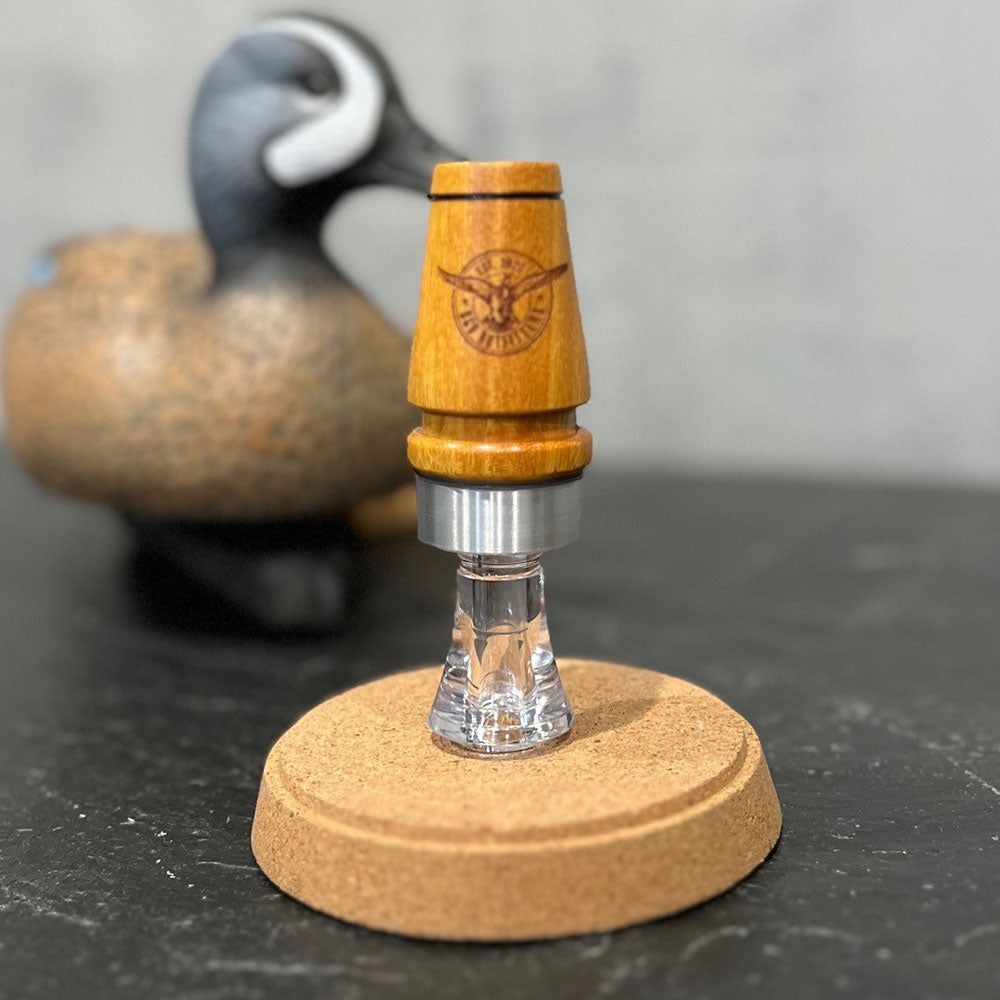 Osage Orange Handcrafted Duck Call with Band