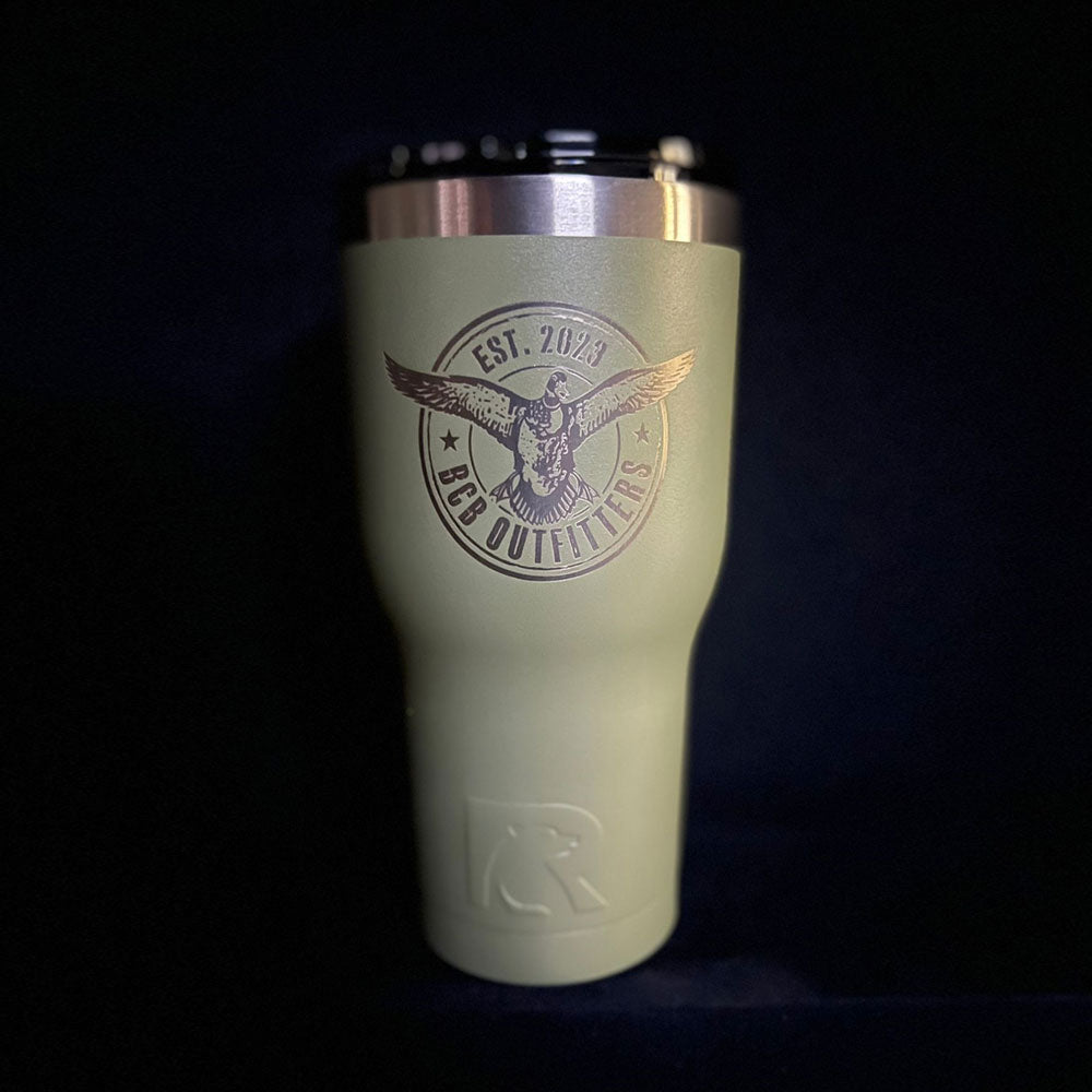 BCB OUTFITTERS  I  RTIC STAINLESS STEEL TUMBLER BCB Outfitters