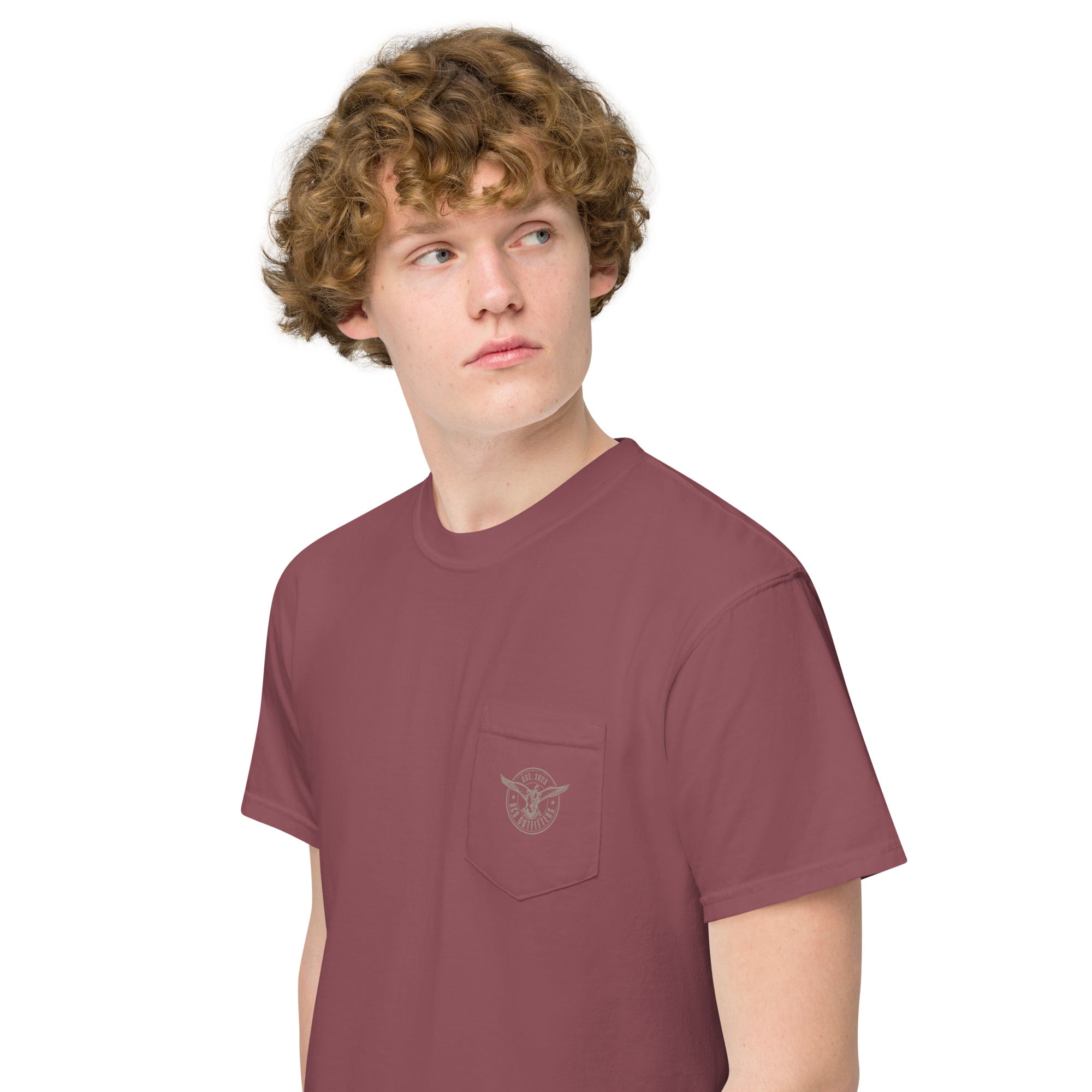 BCB OUTFITTERS  I  DYED POCKET T-SHIRT BCB Outfitters