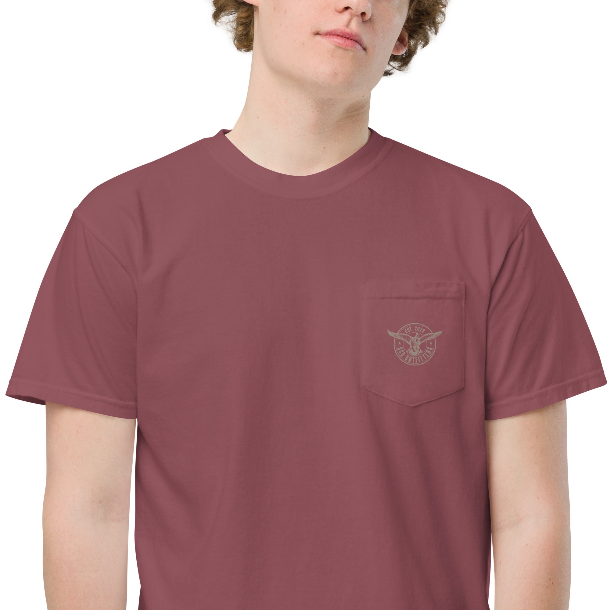 BCB OUTFITTERS  I  DYED POCKET T-SHIRT BCB Outfitters