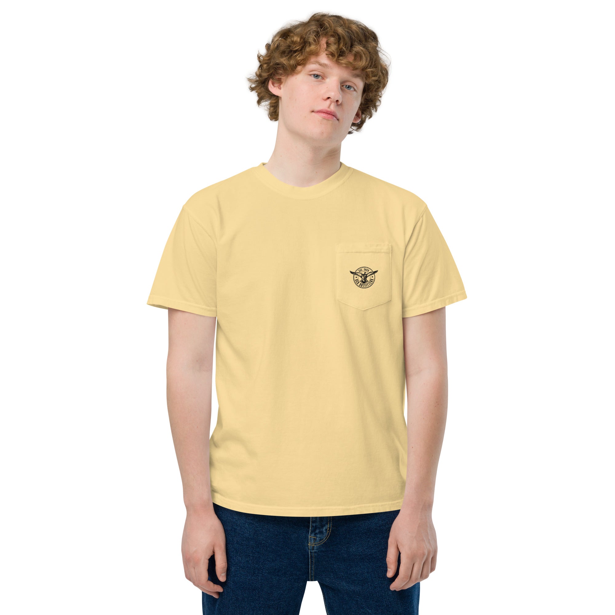 BCB OUTFITTERS  I  DYED POCKET T-SHIRT BCB Outfitters