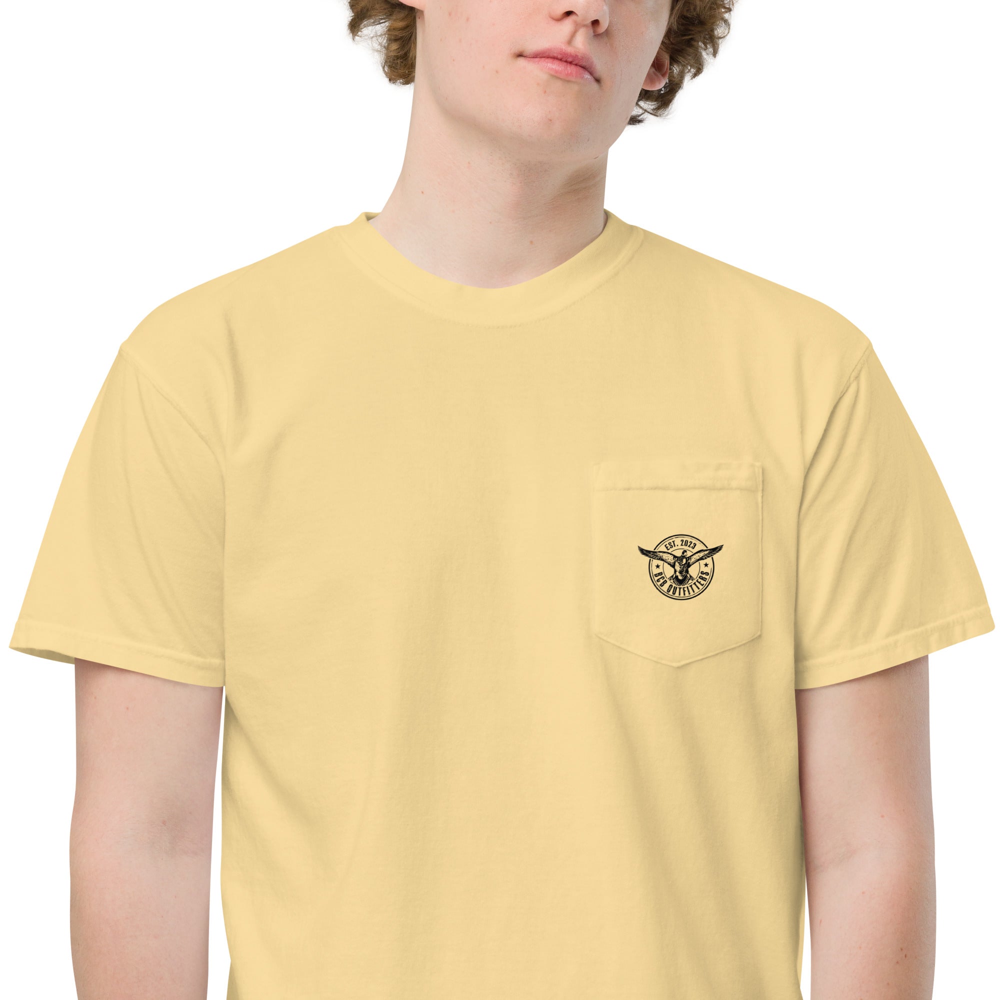 BCB OUTFITTERS  I  DYED POCKET T-SHIRT BCB Outfitters