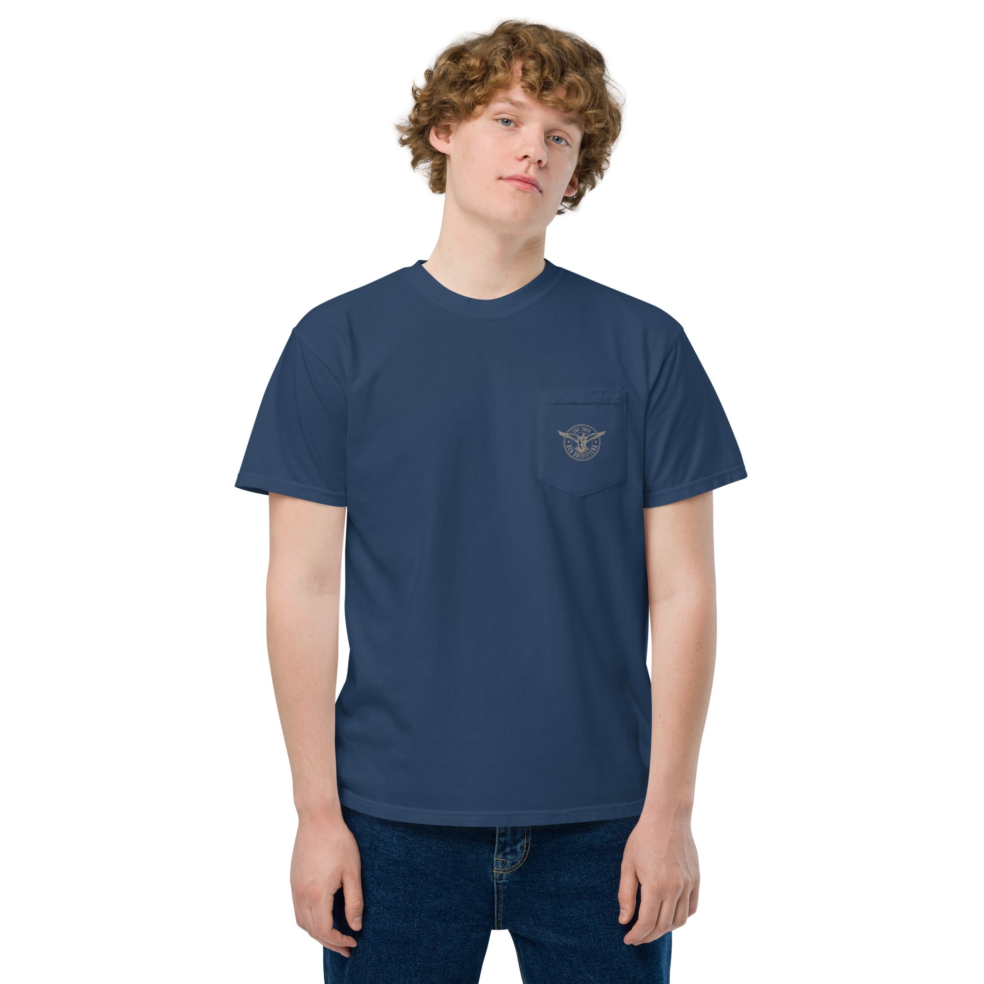 BCB OUTFITTERS  I  DYED POCKET T-SHIRT BCB Outfitters